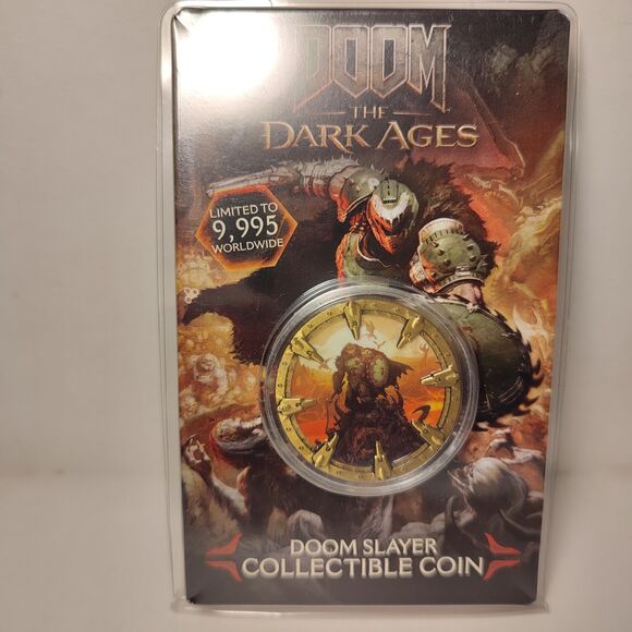 Doom The Dark Ages Limited Edition Coin Official Bethesda Collectible Badge - Picture 1 of 5